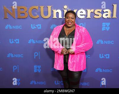 Los Angeles, USA. 15th Jan, 2023. Lacretta at the 2023 NBCUNIVERSAL Press Tour held at the Langham Huntington Hotel in Pasadena, CA on Sunday, ?January 15, 2023. (Photo By Sthanlee B. Mirador/Sipa USA) Credit: Sipa USA/Alamy Live News Stock Photo