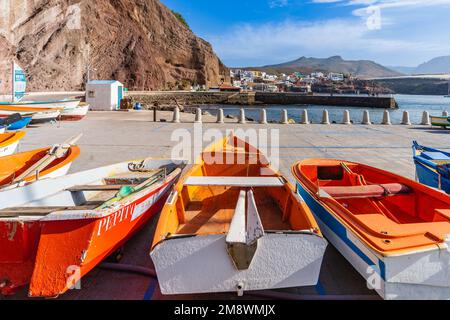 Sardina del Norte, Spain, December 29, 2022. Sardina del Norte, coastal town of Gran Canaria,  Stock Photo