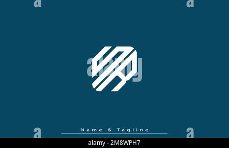 Alphabet letters Initials Monogram logo SR , RS Stock Vector