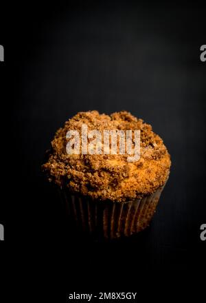 Muffins with crumb top Stock Photo