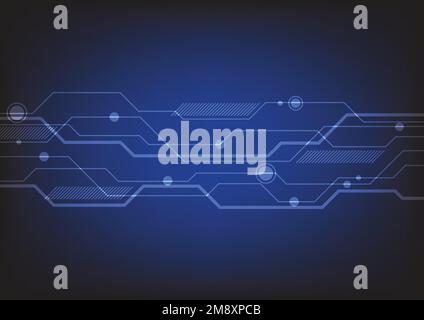 Abstract technology elements background. Vector illustration Stock Vector