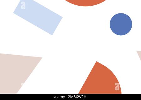 Memphis abstract vector colorful geometric pattern wallpaper Stock Vector