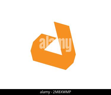 ACD Systems, rotated logo, white background B Stock Photo