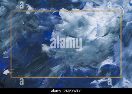 Rectangle gold frame on abstract background vector Stock Vector