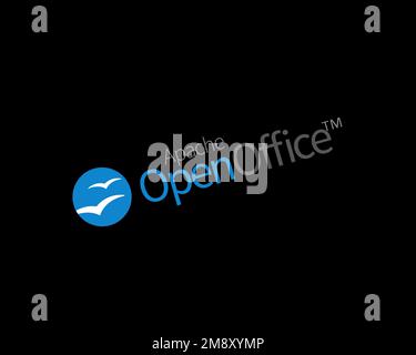 Apache OpenOffice, Logo, Black background Stock Photo - Alamy