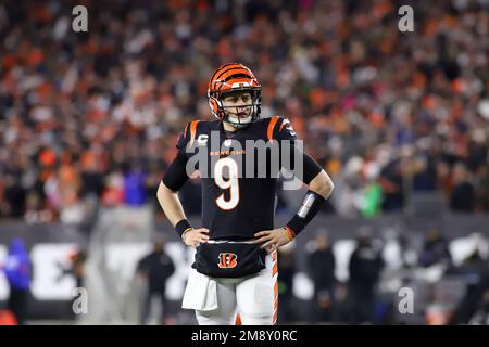 January 15, 2023: Cincinnati Bengals LB Akeem Davis-Gaither celebrates a  tackle during an NFL wild card playoff football game between the Cincinnati  Bengals and the Baltimore Ravens at Paycor Stadium in Cincinnati