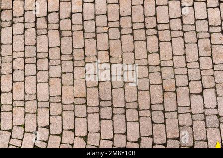Paving stones, Stuttgart, row, pattern, size different, Baden-Wuerttemberg, Germany Stock Photo