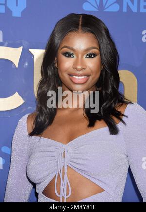 Pasadena, California, USA. 15th Jan, 2023. Courtney Coco Jones arriving to the 2023 TCA Winter Press Tour - NBCUniversal held at the Langham Huntington Hotel in Pasadena, CA on January 15, 2023. © Janet Gough / AFF-USA.COM Credit: AFF/Alamy Live News Stock Photo