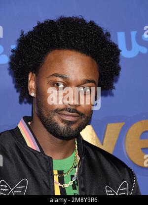 Pasadena, California, USA. 15th Jan, 2023. Echo Kellum arriving to the 2023 TCA Winter Press Tour - NBCUniversal held at the Langham Huntington Hotel in Pasadena, CA on January 15, 2023. © Janet Gough / AFF-USA.COM Credit: AFF/Alamy Live News Stock Photo