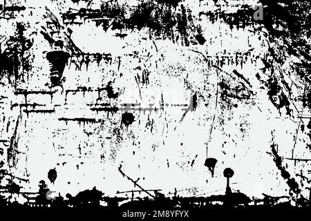 rusty iron texture background in black and white color EPS vector format Stock Vector