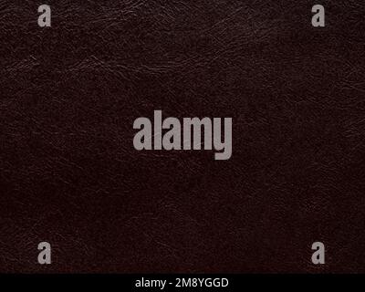 Luxury vintage genuine brown leather texture sample. Background with copy space. Leather pattern in dark tone. Faux eco leather. Backdrop textured Stock Photo
