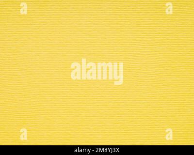 Horizontal striped soft yellow matte paper texture. Blank page pattern for winter season Christmas festival card, new year designs decoration Stock Photo