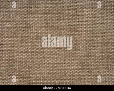 Brown vintage linen canvas texture. Stained, dirty, and distressed material for making artwork, painting, designs decoration, background concepts Stock Photo