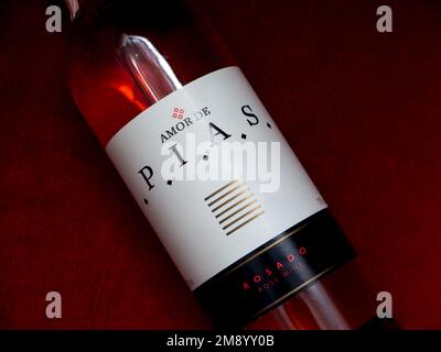 Rose wine Amor De PIAS Stock Photo - Alamy