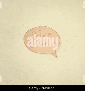 Thanksgiving doodle elements on yellow background vector Stock Vector