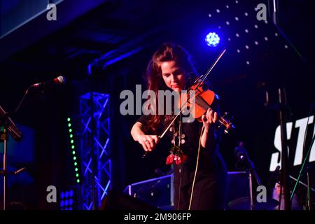 Steeleye Span at The Great British Folk Festival, Skegness, UK. January 2023. Stock Photo