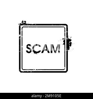 Stamps frame vector. Label sign grunge illustration Stock Vector