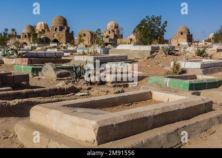 Fatimid cemetery in Aswan, Egypt Stock Photo