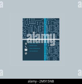 Abstract futuristic - Molecules technology with polygonal shapes on dark blue background. Illustration Vector design digital technology concept. Stock Vector