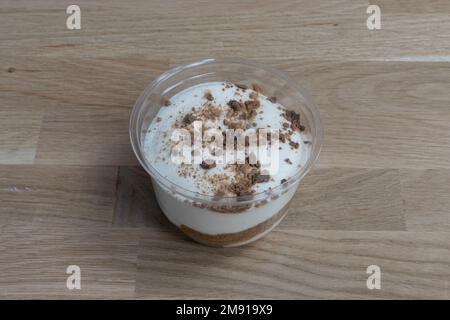 Bistro dishe culinary Still Life. Tiramisu with Speculos Stock Photo