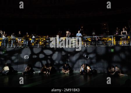 Santiago, Santiago, Chile. 15th Jan, 2023. People attend Frontera Music Festival in Santiago, Chile. (Credit Image: © Matias Basualdo/ZUMA Press Wire) EDITORIAL USAGE ONLY! Not for Commercial USAGE! Stock Photo