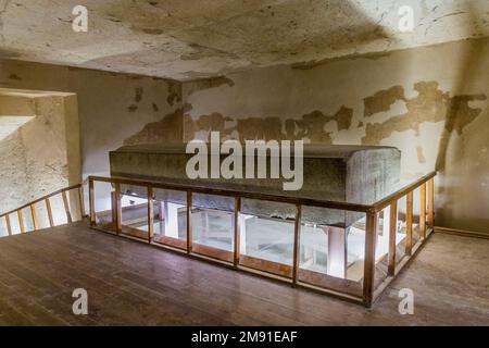 LUXOR, EGYPT - FEB 20, 2019: Merenptah tomb in the Valley of the Kings at the Theban Necropolis, Egypt Stock Photo