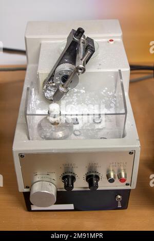 Single place contact lens polisher Stock Photo