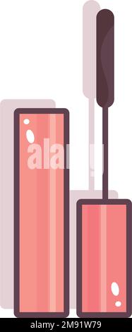 Isolated Mascara colored fashion icon Vector Stock Vector