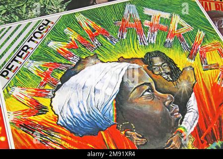 Peter Tosh - Mama Africa - Vintage vinyl album cover Stock Photo