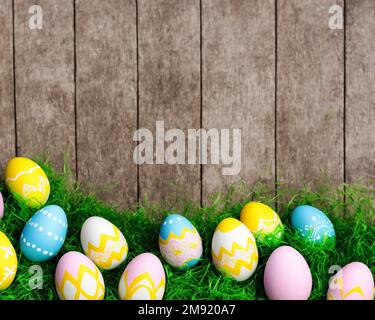easter time and the eggs are ready Stock Photo