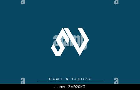 Alphabet letters Initials Monogram logo SU , US Stock Vector