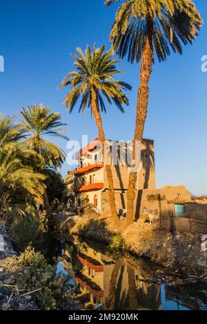 Irrigation canal by the river Nile, Egypt Stock Photo - Alamy