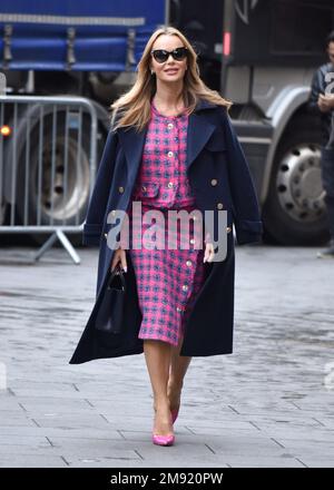 London, UK. 16th Jan, 2023. Amanda Holden at Global Radio Studios in London. Credit: SOPA Images Limited/Alamy Live News Stock Photo