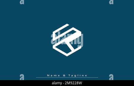 Alphabet letters Initials Monogram logo SY , YS Stock Vector