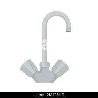 Faucet Water Filter. Vector image isolated on white background eps 10 Stock Vector