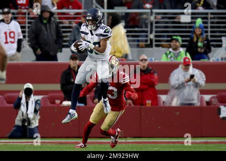 Seattle Seahawks wide receiver Cade Johnson (88) during an NFL Preseason  football game against the Chicago