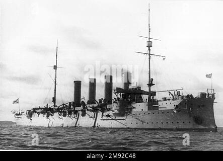 Imperial Russian armored cruiser Rossiya ca.  1895-1922 Stock Photo