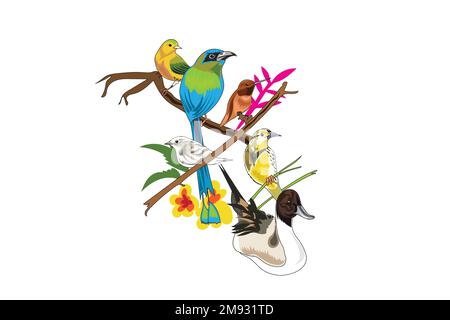 World Migratory bird day vector illustration Stock Vector