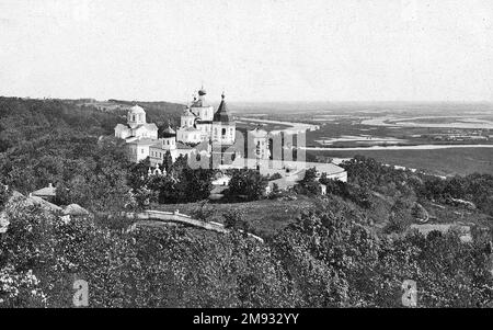 Molchansky Monastery in Putivl Ukraine ca.  before 1917 Stock Photo