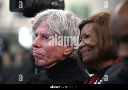 New York, USA. 16th Jan, 2023. Public Relations director Ken Sunshine attends Martin Luther King Jr. Day celebrations at National Action Network (NAN), New York, NY, January 16, 2023. (Photo by Anthony Behar/Sipa USA) Credit: Sipa USA/Alamy Live News Stock Photo