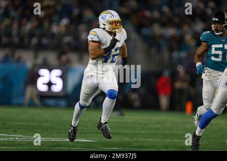 San Francisco 49ers wide receiver Ray-Ray McCloud III (3) runs against Los  Angeles Chargers linebacker Troy Reeder (42) during the first half of an  NFL football game in Santa Clara, Calif., Sunday