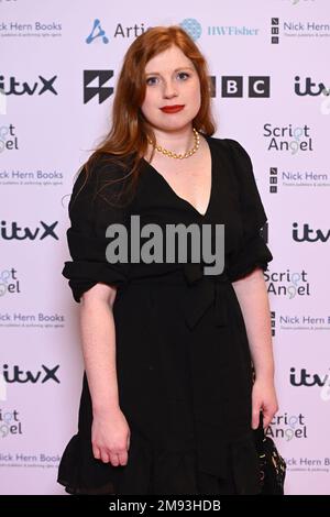 London, UK. 16 January 2023. Eleanor Morton attending the 2023 Writers' Guild of Great Britain Awards, at the Royal College Of Physicians, London. Picture date: Monday January 16, 2023. Photo credit should read: Matt Crossick/Empics/Alamy Live News Stock Photo