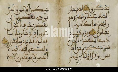 Double Folio from a Qur'an Manuscript Double Folio from a Qur'an ...