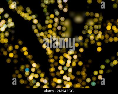 Abstract circules of light Stock Photo