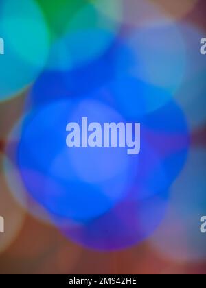 Abstract multicolored circles of light Stock Photo