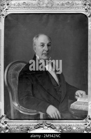 John Graham Charles Christian Heinrich Nahl (American, 1818-1878). John Graham, 1851. Oil on canvas, 35 7/8 x 28 7/8 in. (91.2 x 73.4 cm).   American Art 1851 Stock Photo