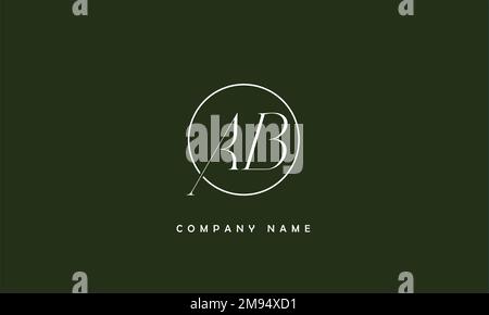 AB, BA  Abstract Letters Logo Monogram Stock Vector
