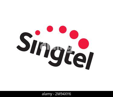 Singtel, Logo, White background Stock Photo - Alamy