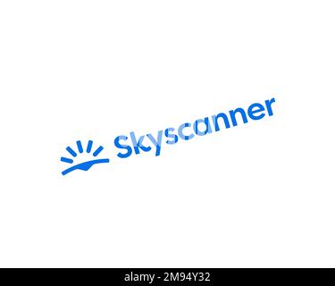 Skyscanner, Logo, White background Stock Photo - Alamy