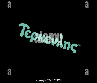 Terkenlis, rotated logo, black background Stock Photo - Alamy